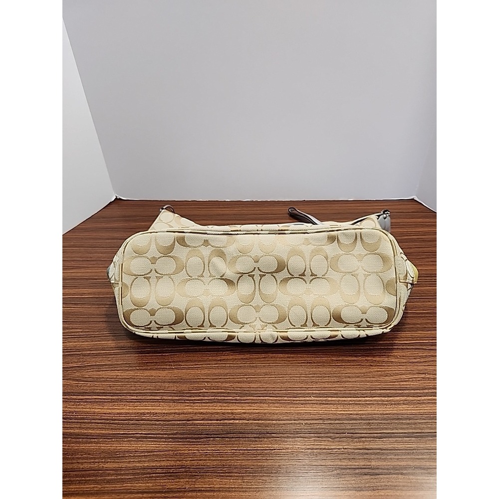 Coach Signature E1151-F17428 Wallet & Handbag Multi Logo Canvas Patent - Picture 4 of 10